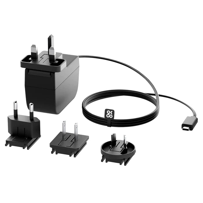 Add-On - 5v3a Pi Power Adaptor (Plug) with Travel Attachments (UK, Europe, US/Japan & Australia/China)